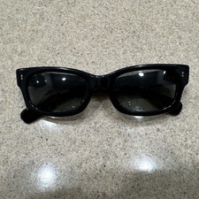 VTG Cool-Ray Polaroid N135 Sunglasses Black James Bond Thunderball Cari Michelle picture