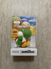 NEW Yarn Yoshi Amiibo - Green Plush Yoshi's World Nintendo Sealed 2015 picture