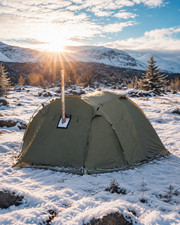 Traverseon All-Season Family Hot Camping Tent with Stove Jack for Family Camping picture