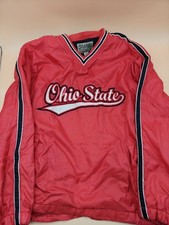 Vintage Y2K Ohio State Buckeyes Steve & Barry’s Pullover Jacket XL Ripped picture