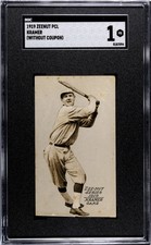 1919 ZEE-NUT RAY KREMER NNO POOR ZEENUT SGC 1 BASEBALL OAKLAND OAKS picture