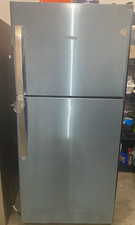 GE Top-Freezer 2-Door Stainless Silver Frost-Free Refrigerator picture