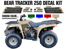 Yamaha Bear Tracker 250 OEM Tank Side Decal Emblem Sticker Graphic Set Kit 2x4  picture