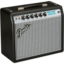 Fender '68 Custom Vibro Champ Reverb 5W 1x10 Guitar Combo Amp Black picture