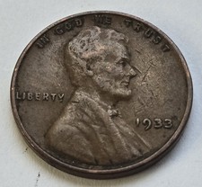 1933 Lincoln Wheat Cent 1c - 