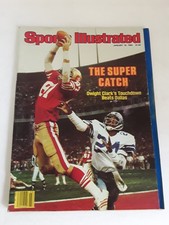 JANUARY 1982 SPORTS ILLUSTRATED SAN FRANCISCO 49ers DWIGHT CLARK THE CATCH picture