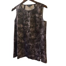 Athleta Refined Zephyr Tank Women's Small Floral Sleeveless Crew Neck Workout picture