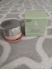 New Clinique All About Eyes Rich Reduces Circles Puffs 0.5 oz/15 ml Full Size picture