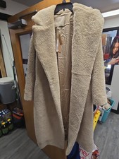 Skims Faux Fur Oversized Long Coat picture