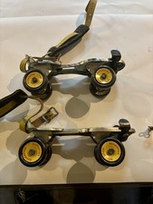 Vintage 1950s Disney Mickey Mouse Club Mouseketeer Steel Roller Skates w/ Key picture