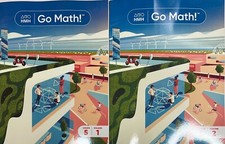5th Grade 5 Go Math 2023 Student Edition Set Volume 1 & 2 picture