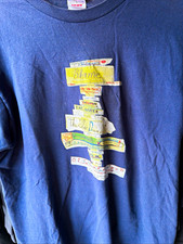 Vintage 2000s Fruit of the Loom PJ Harvey Uh Huh Her T-Shirt Size L Blue Promo picture