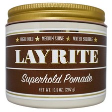 Layrite Super Hold Pomade  10.5oz/297g JUMBO NEW SEALED picture