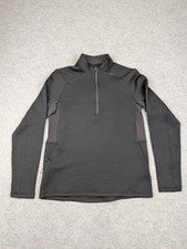 Lululemon Pullover Mens Large Gray 1/4 Zip Long Sleeve Running Training Layer picture