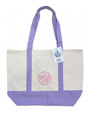 NEW - TRADER JOE'S LARGE CANVAS BAG HEAVY COTTON REUSABLE SHOPPING BAG LARGE picture