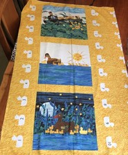 VINTAGE 🐥 Andover Fabrics Eric Carle 10 Little Rubber Ducks Fabric Panel Cotton picture