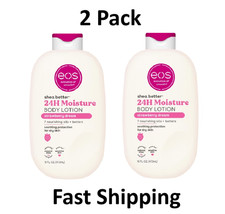 eos Shea Better Body Lotion for Dry Skin, Strawberry Dream, 16 fl oz, 2 Pack picture