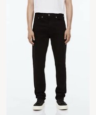NEW H&M Men's Black Slim Fit Jeans Size 32 picture