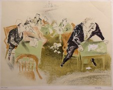 William Gropper The Opposition Signed Lithograph 101/200 c.1965 Framed picture