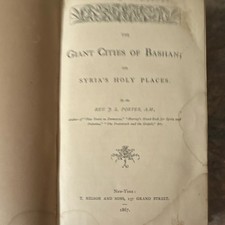 1867 The Giant Cities of Bashan & Syria's Holy Places J. L. Porter HC picture
