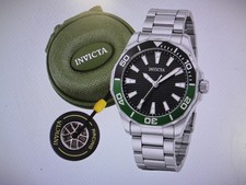 Invicta Pro Diver Meridian Men's Watch Set Green Black Special 001-GA-M-103 $750 picture