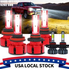 12000K LED Headlight+Fog Light Bulbs kit For Chevy Silverado 1500 2500 2007-2015 picture