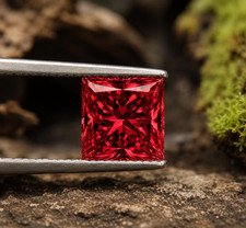CERTIFIED 4.15 Ct Earth-Mined Natural red Diamond prience cut LOOSE VVS1/ 8.6 mm picture