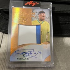 2026 Leaf Magnificence NEYMAR JR. AUTO Patch 5/5 picture