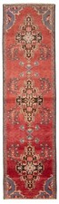 Vintage Hand-knotted Runner Rug 2'7