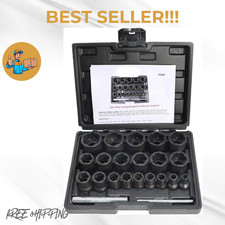DPTOOL 22 Piece Bolt Nut Extractor Set, 1/2