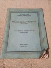 1947 USSBS Hitachi Aircraft Company WWII Japan Strategic Bombing Survey Report V picture