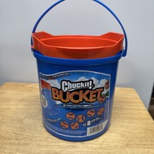 Chuckit|Ultra Ball Dog Toy with Chuckit Cleaning Bucket| Medium |8 Balls-(252) picture