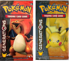 2016 Pokemon Card Game (TCG) - GENERATIONS SET - Empty Booster Packs - NO CARDS picture