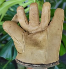 Vintage 1920s 1930s Antique Old Original Split Finger Baseball Glove Mitt SALE picture