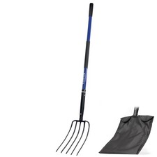 57-Inch Heavy Duty 5-Tine Pitchfork for Gardening, Mulch, Compost, Soil picture