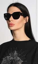 PRADA PR 19ZS 1AB5SO Black Dark Grey Large Women Sunglasses picture