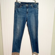 GAP Classic Straight Mid Rise Jeans Size 16 Tall picture