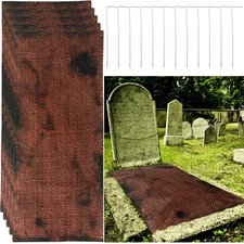 5 Pcs Grave Mound Standard with Mound Prop Fresh Grave Mound Decorations Haunted picture