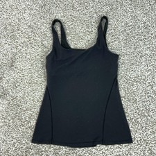 Lululemon Tank Top Womens Small Black Scoop Neck Built In Bra Yoga Gym Workout picture