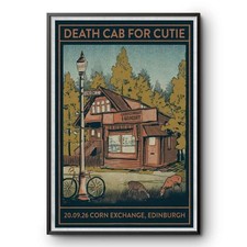 Death Cab For Cutie Edinburgh Corn Exchange 2026 Concert Poster picture