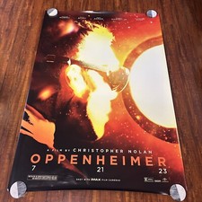 OPPENHEIMER 2023 Universal Original D/S Bus Stop Big Movie Poster 48x70inches picture