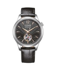 CITIZEN Men Analog Automatic Casual Watch Classic Dress Black Waterproof Round S picture