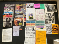Vintage Grateful Dead Jerry Garcia Memobilla Flyers Misc. Lot picture
