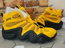 2015 Adidas Crazy 8 Gold Black Retro LA Lakers PE Shoes Mens Sz 11.5 Kobe Bryant picture
