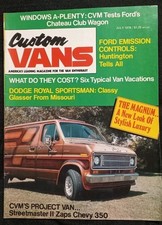 Vintage July 1976 Custom Vans Magazine Van Enthusiast Ads Product How Tos  picture