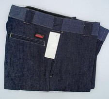 Dickies Men's Original 874 Navy Denim Work Pants Jeans, 34W x 32L picture