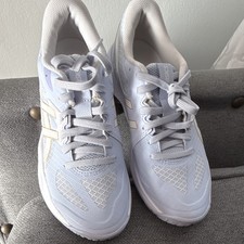 ASICS blue white Lace-Up Low Top Unisex Athletic Sneakers for Activewear Casual picture