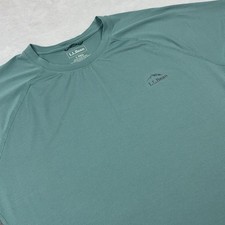 L.L.Bean Shirt Mens L Green Long Sleeve Tagless UV Protection Breathable Jordan picture