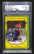 Bill Flett 1973-74 Topps Card #20 Autographed/Signed Flyers PSA/DNA 210840 picture
