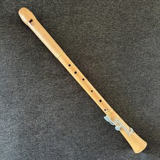 Vintage Moeck Wood Recorder Baroque Tenor Model Germany w Metal Keys picture